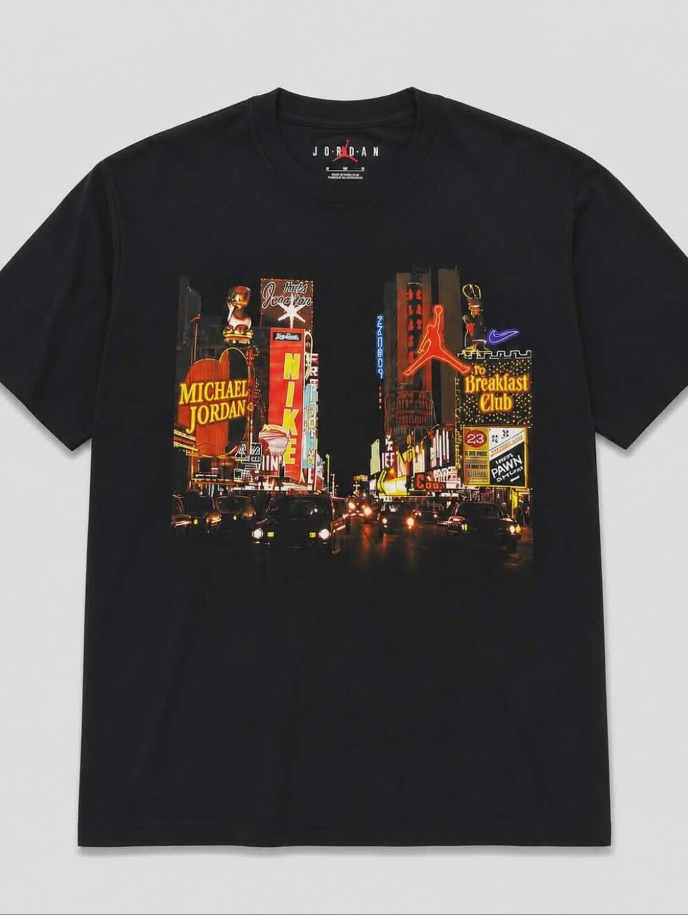 Air Jordan Men’s Air Jordan Vegas Strip Graphic T-Shirt XL Black Short Sleeve